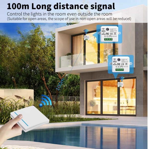 Módulo sem fio industrial de Zigbee do ABS do PC do interruptor 86*86*35mm do toque de Cozylife Zigbee