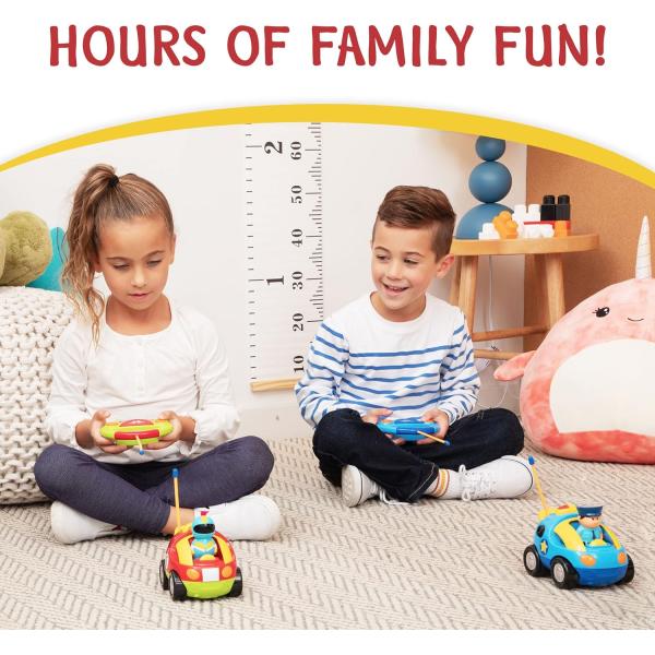 Cartoon Remote Control Police Car and Race Car Toys for Kids 18 Months Other Features