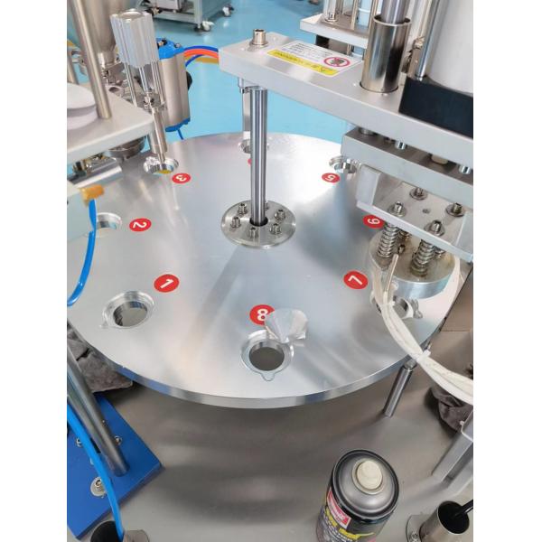 High Capacity Small Rotary Milk Yogurt Cup Filling Sealing Machine at 2000 cups/hour