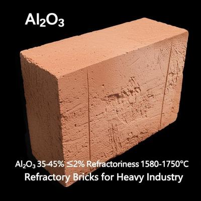 Chemical Composition Al₂O₃ 35-45% Water Absorption ≤2% Refractoriness 1580-1750°C Refractory Bricks for Heavy Industry