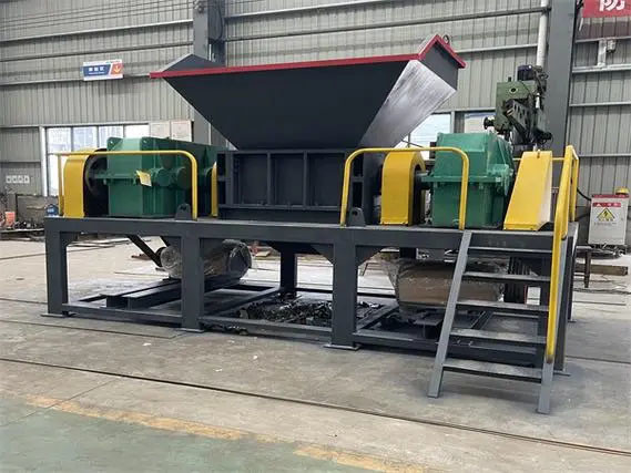 Скрап Металл Двойной вал Shredder резиновой шины Пластиковый Shredder Machine