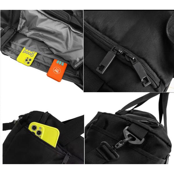 Length 50cm Sports Duffel Bag For Weekender Travel Carry On Tote Wear Resisting