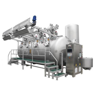 Adjustable Nozzle HTHP Soft Flow Dyeing Machine SUS 316L Full Automatic