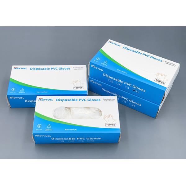 Устранимое предохранение от перчатки PVC от излишних или опасных веществ.
