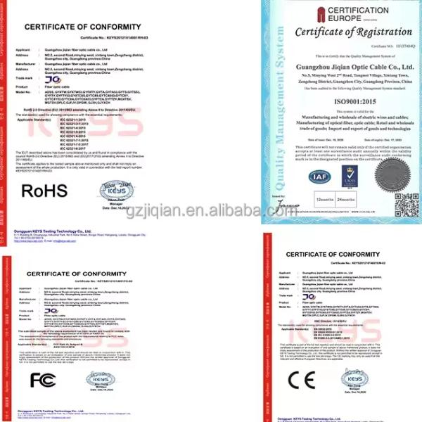 All Dielectric ADSS Aerial Fiber Optic Cable 48core 96core 144core