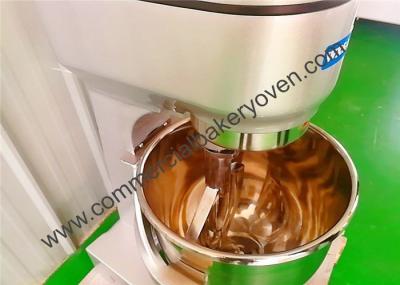 Stainless Steel Commercial Planetary Mixer 3 Speed 10 Liter For Cake Bakery