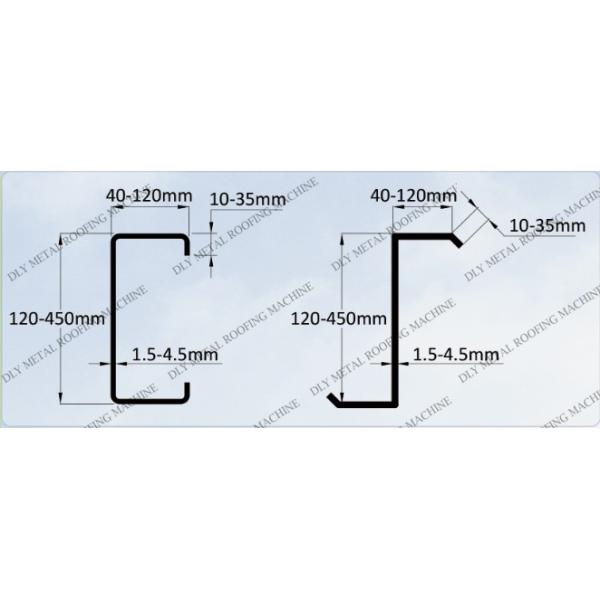 Автоматический крен Purlin 50HZ формируя машину 380V c и PLC машины Purlin z