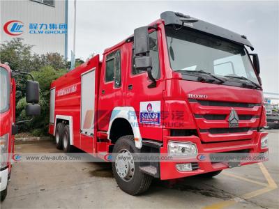Caminhão da luta contra o incêndio da espuma da água de Sinotruk Howo 6X4 336HP 12T