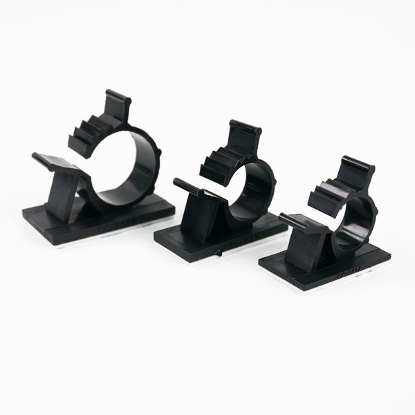 OEM Cable Clamps Plastic Clamp Cable Clips Steel Nail Line Card Square Round Plastic Wire Rope Clip Plastic Tent Shock Cord Hook