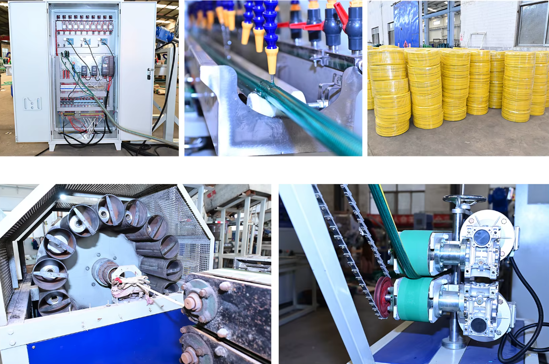 Heavy-duty flexible PVC spiral rib reinforced hose industrial water pump grain sewage vacuum suction hose