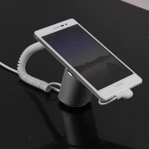 COMER anti-lost alarm Aluminum Cell Phone Holder Mobile Phone Stand Universal Desktop Charging Dock for iPhone Huawei/LG