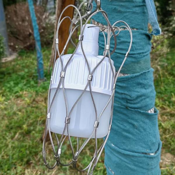 Stainless Steel Lamp Anti-Fall And Anti-Theft Net Pocket Heavy Duty Material