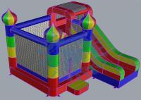 Chambre de la maison ASTM 4*4.5*3.7M Inflatable Combo Bounce
