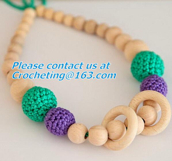 Breastfeeding toy for baby Teething Necklace Nursing Necklace Breastfeeding Necklace Croch