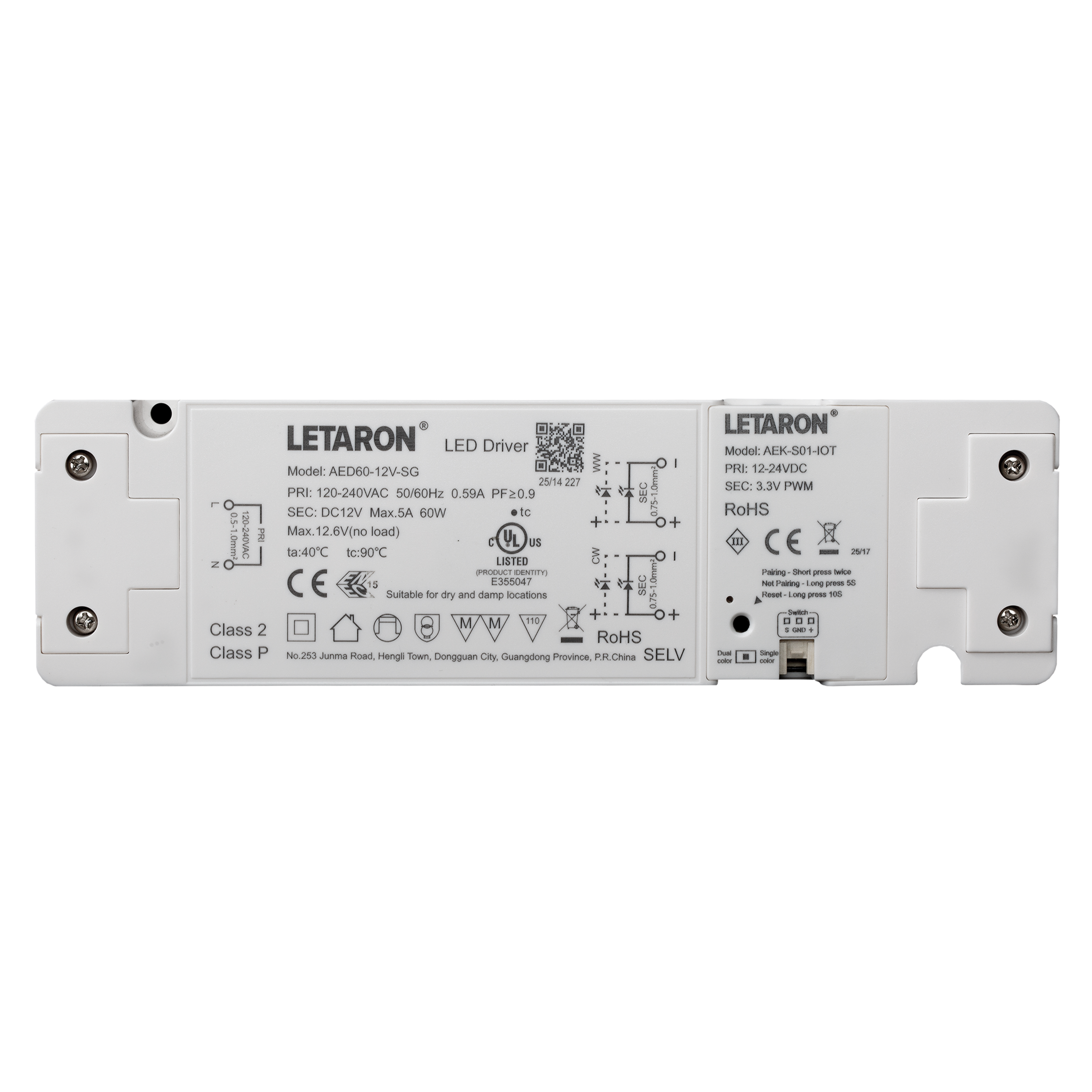 80W/90W/150W/200W 120V-240VAC Under Cabinet LED Driver for Smart Home Lightings