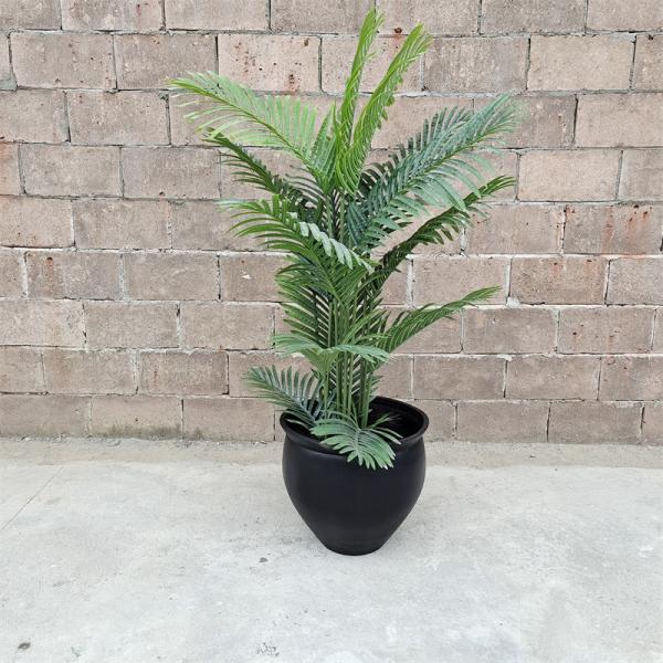 Fiber Clay Flower Pot Small Size Bowl Planter Box For Indoor Outdoor Home Garden