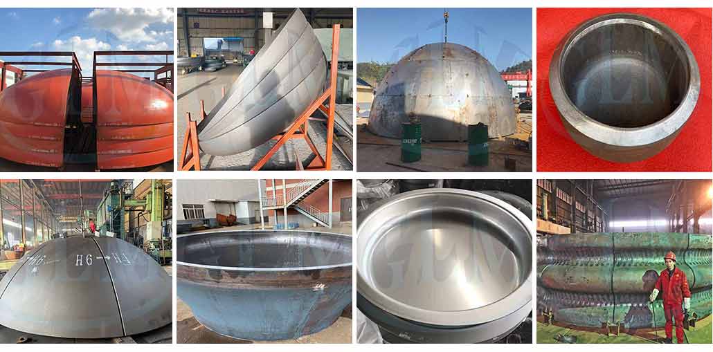 ASME SS316L Elliptical Dish Head Ends For Pressure Vessel