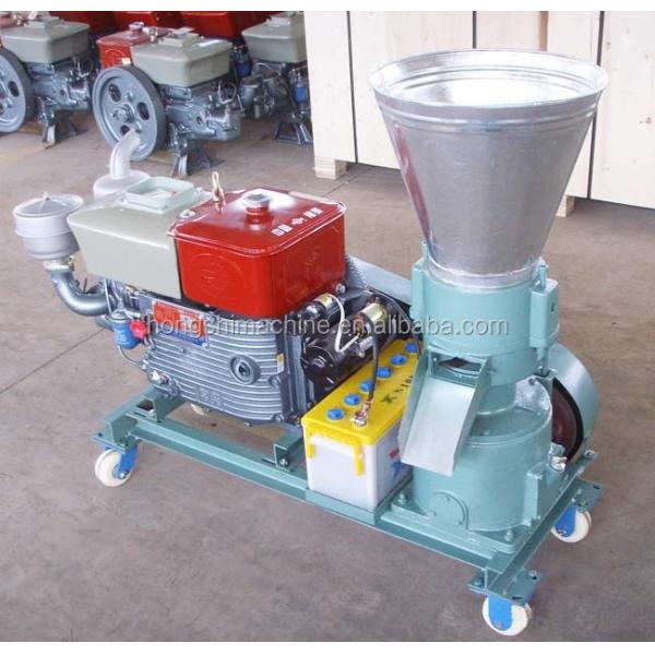 Small Capacity Flat Die Biomass Pellet Plastic Recycle Machine Low Price