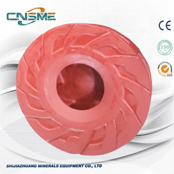 Higher Pressure Slurry Pump Spare Parts 6 Vane Impeller For Centrifugal Slurry Pump
