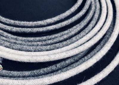 Sólido matte Sleeving trançado algodão da impressão do logotipo com alto densidade
