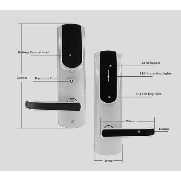 Замок входа умной гостиницы Кейлесс, замок парадного входа нержавеющей стали 304 электронный