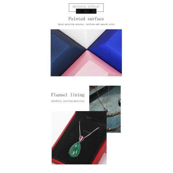 Спрей краска пластиковый обручальный кольцо подарочный ящик встроенный в светодиодный свет