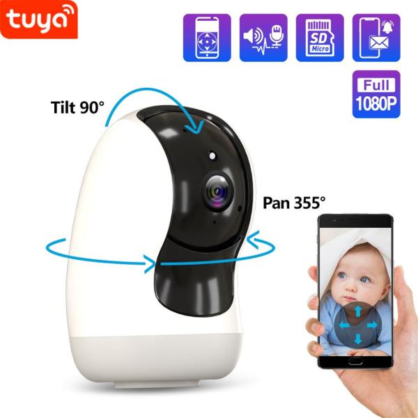 Tuya Smart Life 1080P IP Camera 2M Wireless WiFi Camera Security Surveillance CCTV Camera Baby Monitor_copy(EC96-X15)