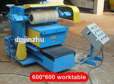 Máquina de polimento de superfície de chapa plana de aço inoxidável operada automaticamente