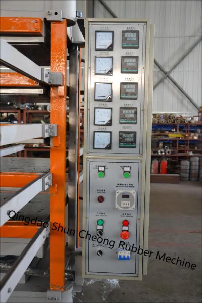 Hydraulic Press Rubber Tiles Plate Vulcanizing Press / Tile Making Equipment (XLB-D550)