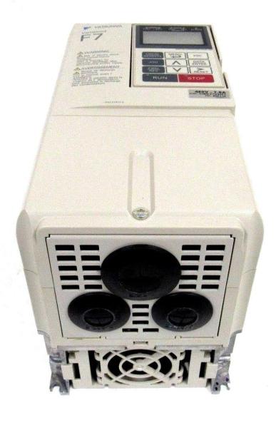 YASKAWA CIMR-F7U43P71F DRIVE 380-480VAC 5HP 7.6AMP 3PHASE NEMA 1 ENCLOSURE.NEW ORIGINAL.