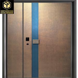 2.05M Door Furniture Stainless Steel Entrance Door Customizable Steel Exterior
