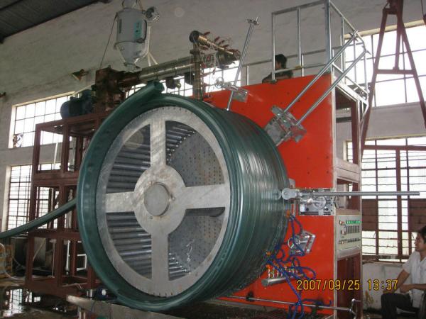 Pe Large Diameter Sprial Pipe Making Machine / HDPE Sprial Pipe Production Line ISO9001
