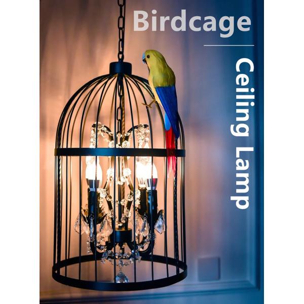 Свет 6500к железной роскошной винтажной клетки антиквариата привесной 50/60 Хз для кофе