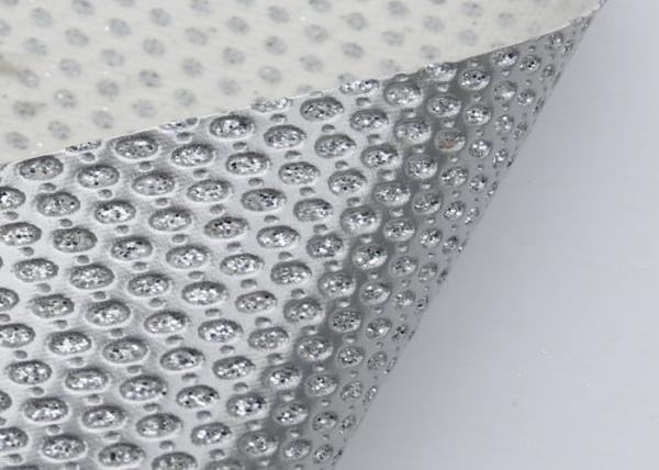 Shoes Bags Clothing Micro Perforated Fabric , White Perforated Leatherette Fabric
