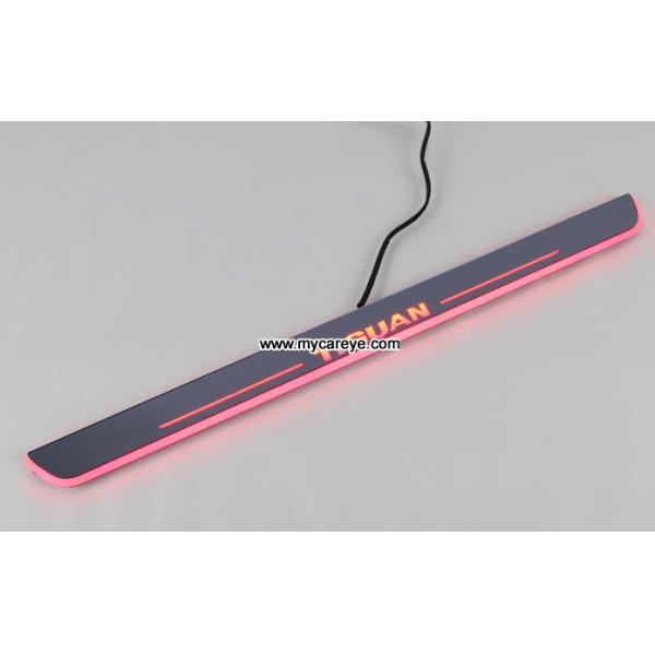 Volkswagen VW Tiguan car Led lights Moving door sill light Welcome Pedal sale