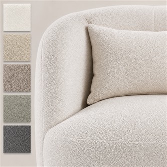 Organic Modern 1-Seater Wraparound Swivel Chair TR-H008