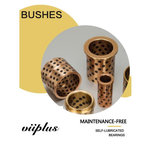 Solid Bronze Graphite Plugged Bushings Large Size, Customized, C86300 Centrifugal Casting Copper Alloy Bronze Bush Beari