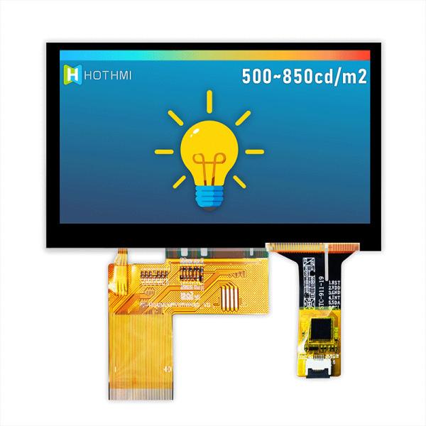 800x480 4,3 монитор Pcap модуля экрана касания модуля дисплея дюйма TFT LCD емкостный