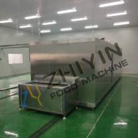 SUS304 Máquina de congelación de alimentos de 2000 kg/h Máquina de congelación rápida para mariscos