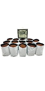 Nursery Growing Bags Large, 7.8x8.6 inches Biodegradable Fabric Seedling Grow Bag, Seed Starting Pots Pouches