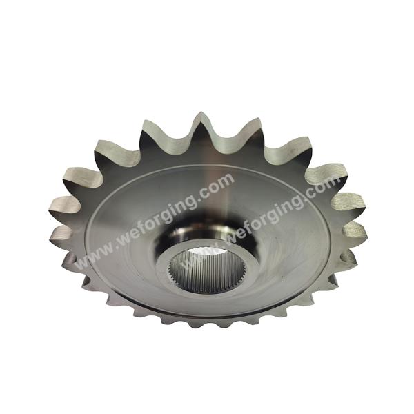 Order Machining Driving Gear Customized Transmission Gear Shaft For Ring Gearbox With Ring Rolling Forging Process