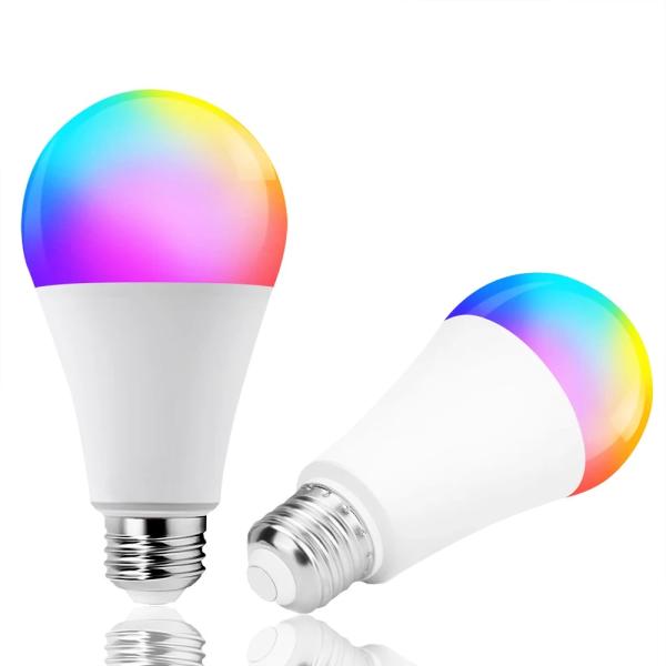 Aluminum Smart Zigbee Wifi LED Light Bulb with Mobile App and Google Alexa Voice Control