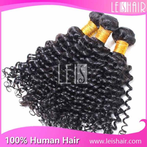 Top selling products deep curl brazilian human hair extension
