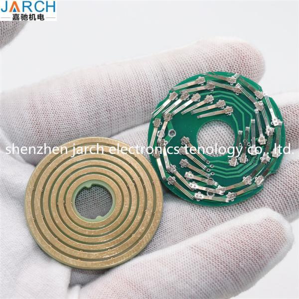 5 Circuits Separate Flat Slip Ring Routing USB2.0 Signal Contact With Precious Metals