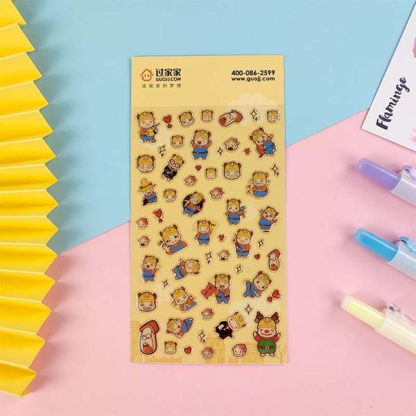 Logo Dome Glossy Vinyl Sticker Milky PVC Adhesive 3D Epoxy Sticker