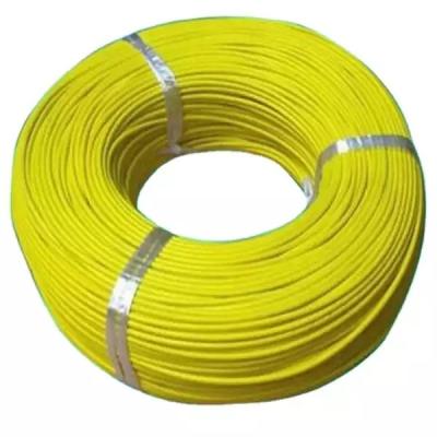 O Pvc amarelo de 1.2mm revestiu o metal do fio do ferro personalizou firmemente