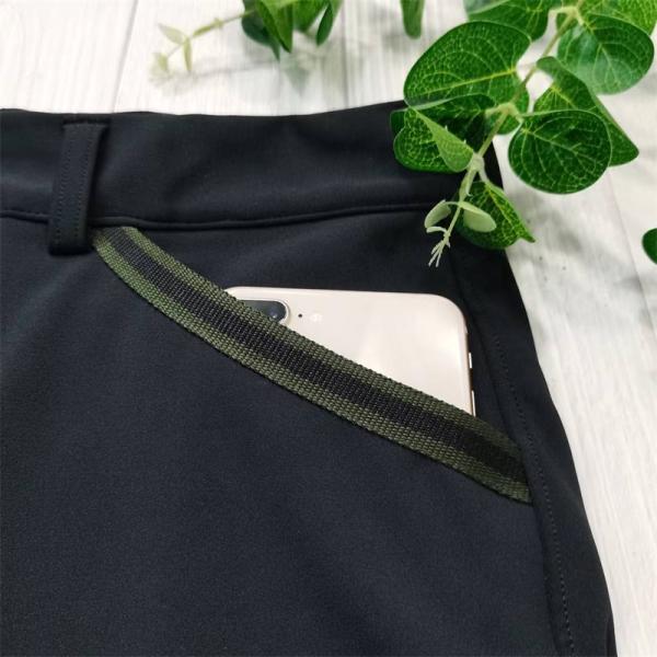 Male Knee Patch Silicone Grip Horse Riding Pants With Pockets