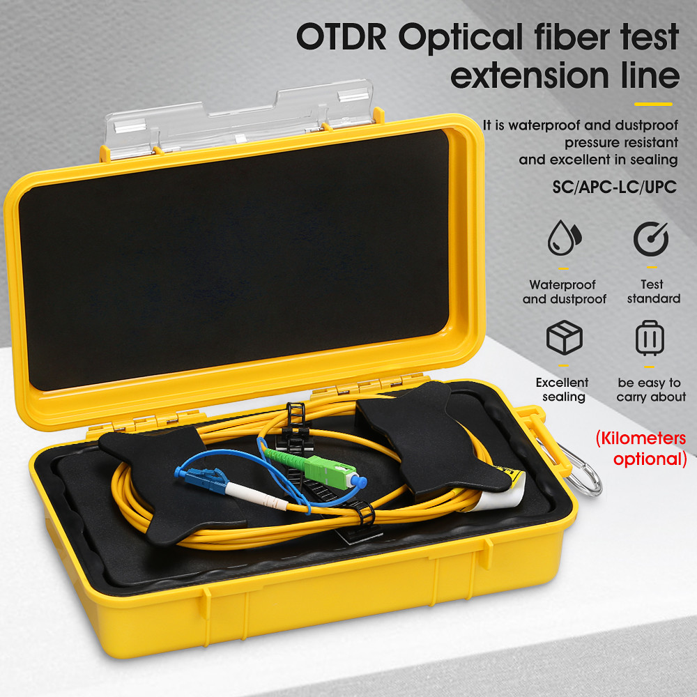 Кольца волокна кабельной муфты 1310/1550nm старта оптического волокна OTDR SC/APC-LC/UPC 2km