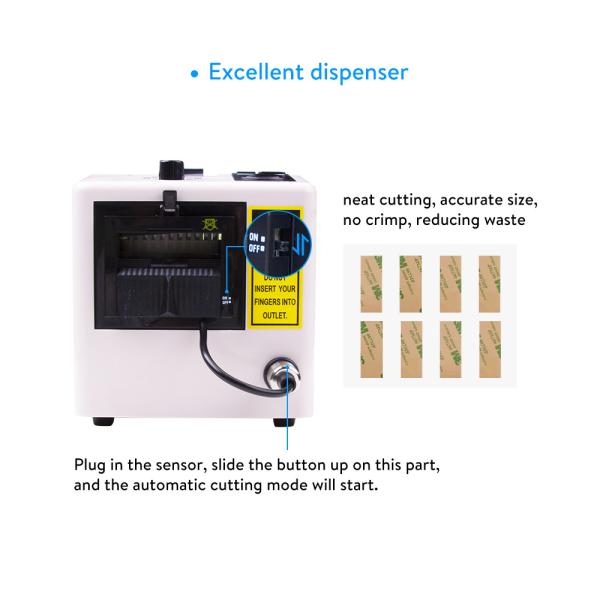 M1000 Automatic Adhesive Tape Dispenser Industrial Electric Packing Tape Cutter Machine