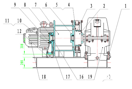 Stainless Steel Electric Cable Hoist Winch For Cranes , Davits , s